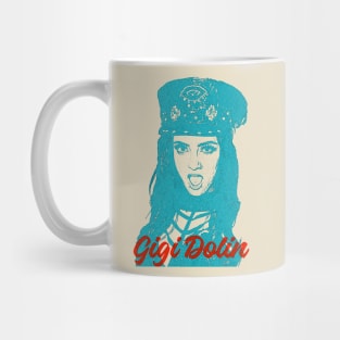 Retro Gigi Dolin Overprint Mug